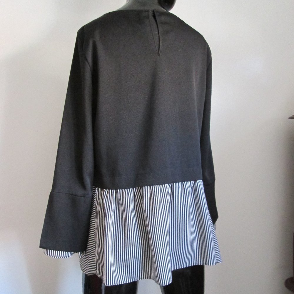 Zara Basic Collection Black Knit Tunic - image 6